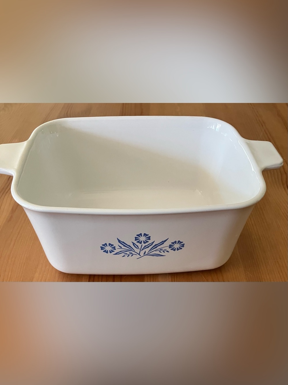 GUC Vintage Corningware P-4-B Cornflower Blue Casserole Dish 3x5.5x7” no lid